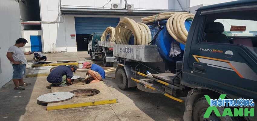 Xử lý chất thải - hút bể phốt Cẩm Thủy