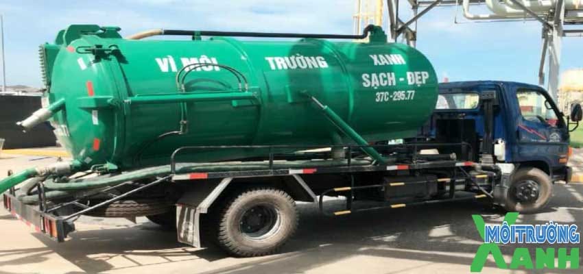 Hút bể phốt Ngọc Lặc Môi Trường Xanh 24h