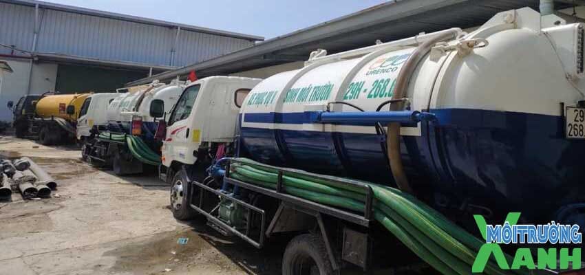 Hút bể phốt Thường Xuân Môi Trường Xanh 24h