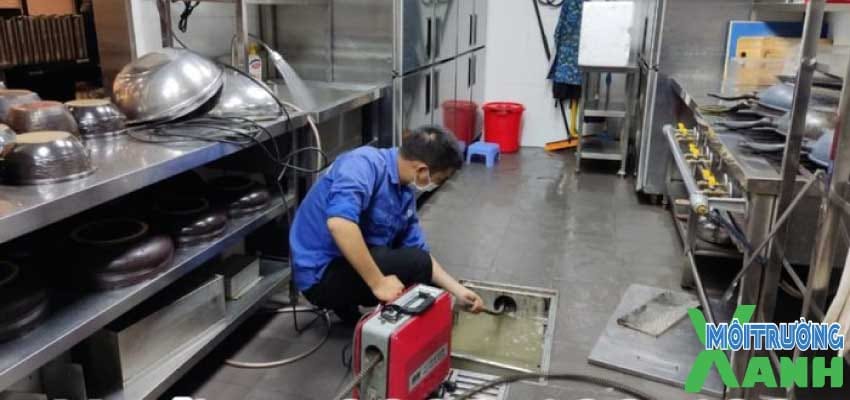 Thông tắc cống tại Bỉm Sơn