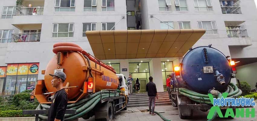 Hút bể phốt Ninh Bình - Môi Trường Xanh 24h