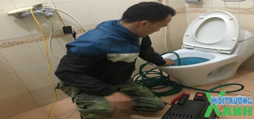 Thông tắc bồn cầu Ninh Bình - Môi Trường Xanh 24h