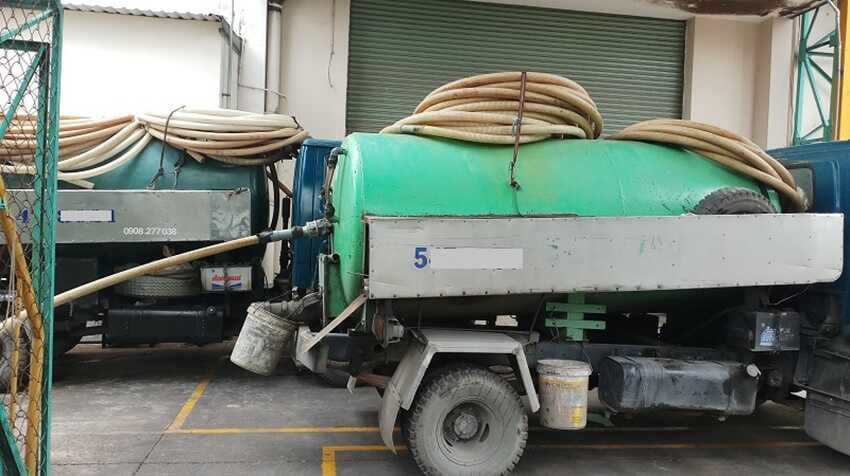 Hút hầm cầu Vụ Bản